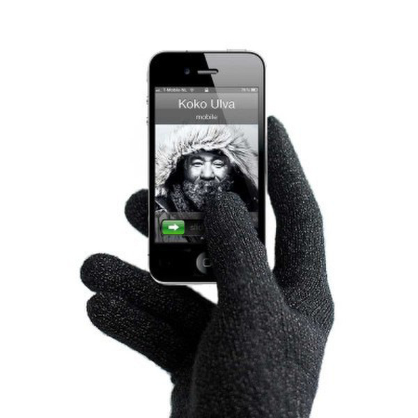 Mujjo Touchscreen Gloves S/M Grau Acryl