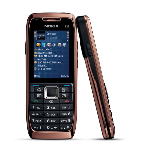 Nokia E51 Brown smartphone
