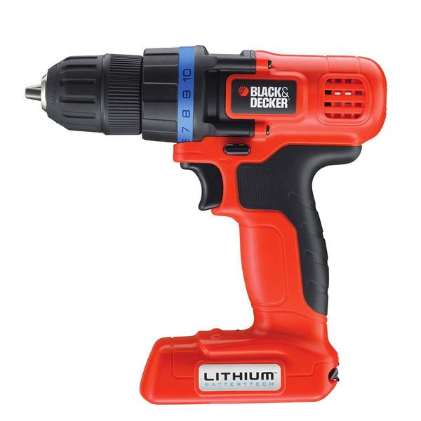 Black & Decker EPL7I Дрель с рукояткой пистолетного типа Литий-ионная (Li-Ion) 1.1А·ч Черный, Оранжевый аккумуляторная комби-дрель