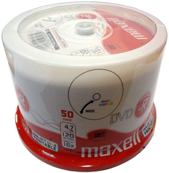 Maxell DVD-R 16x 4.7GB DVD-R 50Stück(e)