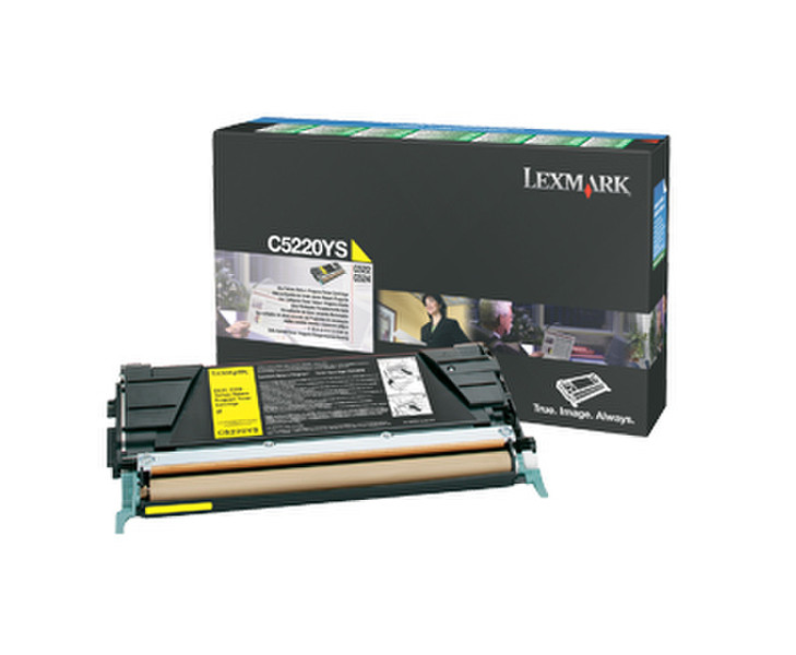 Lexmark C5220YS Cartridge 3000pages Yellow laser toner & cartridge
