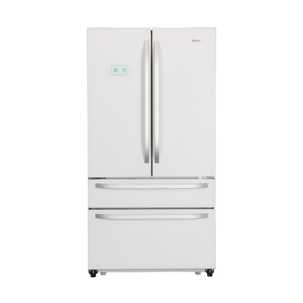 Haier HB21FGWAA freestanding 543L A+ White side-by-side refrigerator