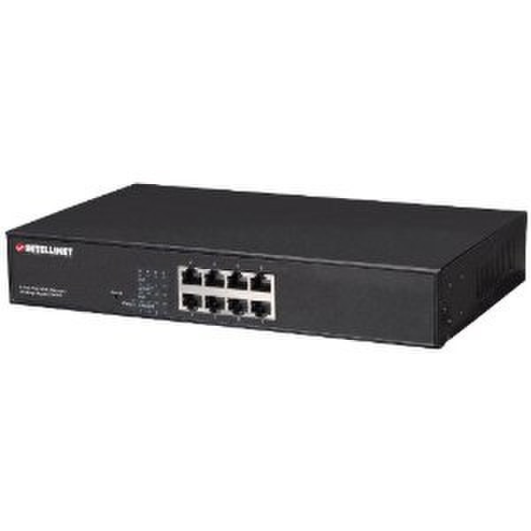 Intellinet 560542 Управляемый L2 Gigabit Ethernet (10/100/1000) Power over Ethernet (PoE) Черный сетевой коммутатор