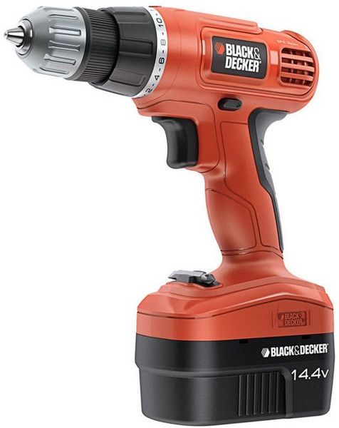 Black & Decker EPC146BK Дрель с рукояткой пистолетного типа 1А·ч Черный, Красный аккумуляторная комби-дрель