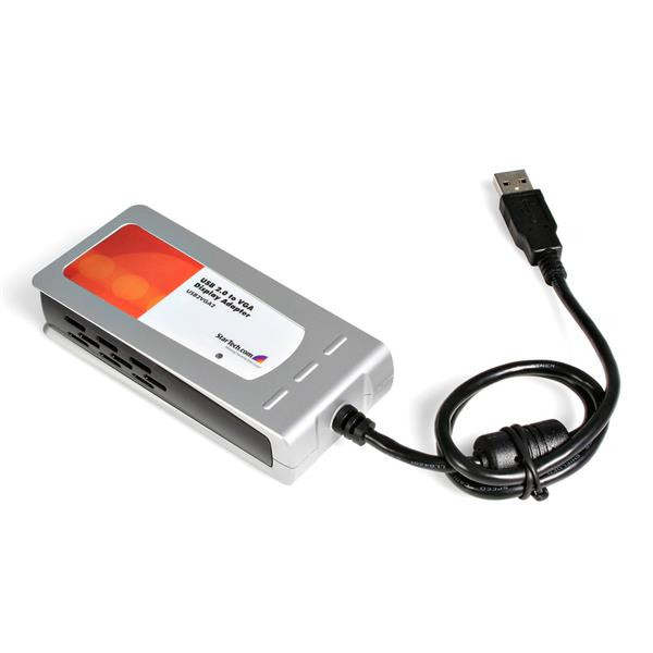 StarTech.com USB VGA External Dual or Multi Monitor Video Adapter - High Resolution