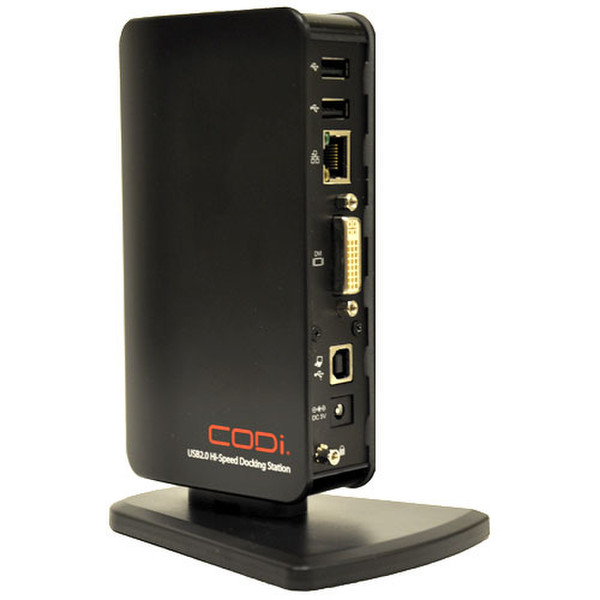 CODi USB 2.0 Port Replicator USB 2.0 Black notebook dock/port replicator