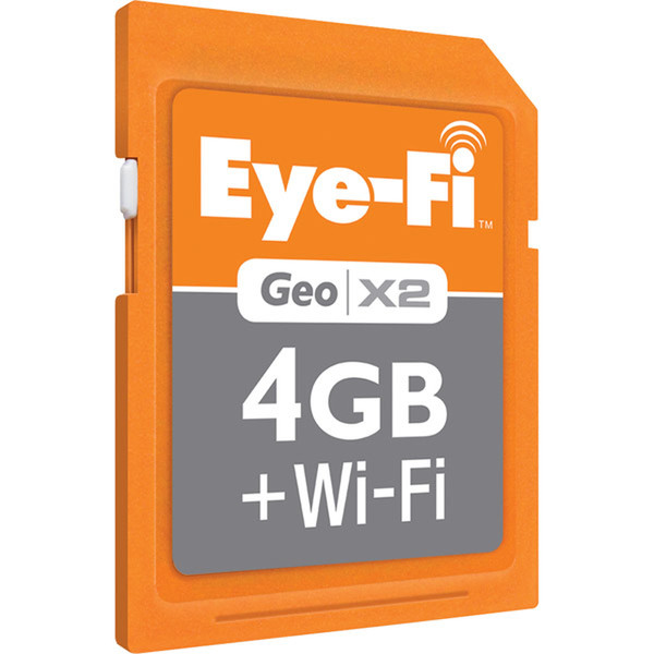 Eye-Fi 4GB Geo X2 4ГБ SDHC Class 6 карта памяти
