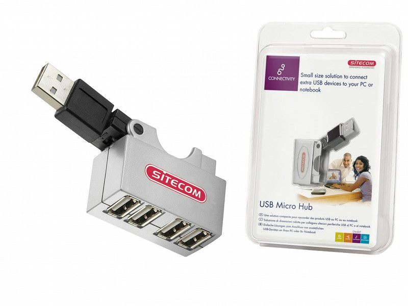 Sitecom USB micro hub 12Mbit/s Schnittstellenhub
