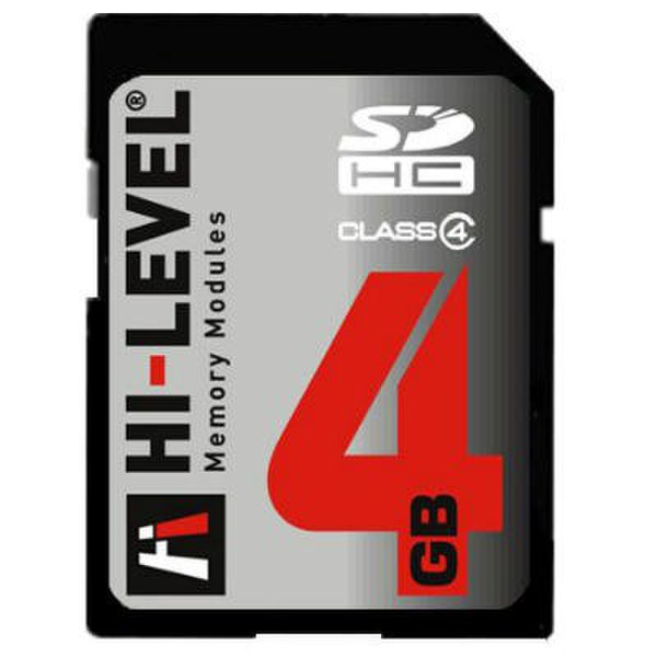 Hi-level 4GB SDHC 4ГБ SDHC Class 4 карта памяти