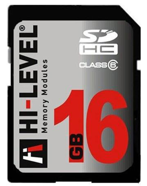 Hi-level 16GB SDHC 16GB SDHC Class 6 memory card