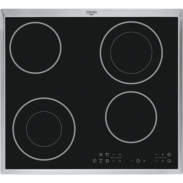 Electrolux KT6420XE built-in Electric Black,Stainless steel hob