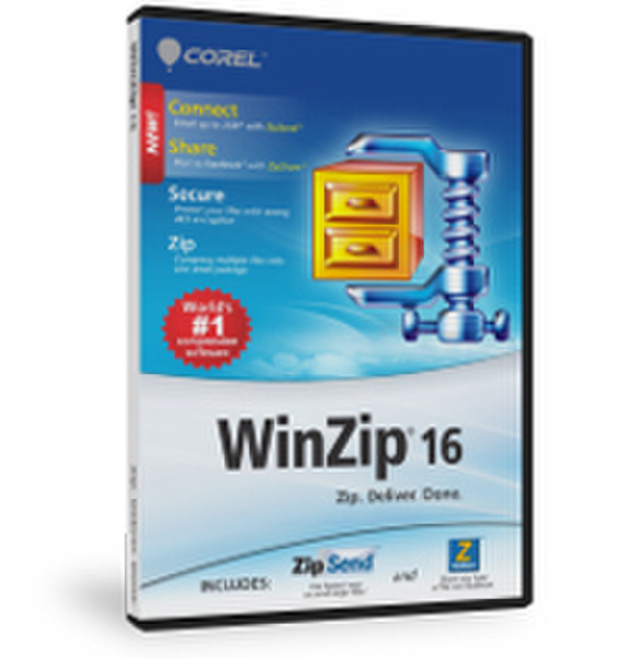 Corel WinZip 16 Standard, 1u, Win, ML