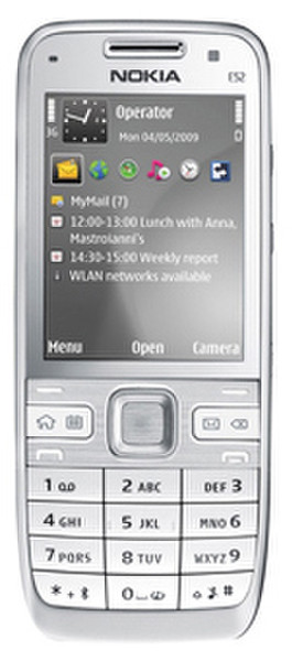 Nokia E52 Aluminium,White
