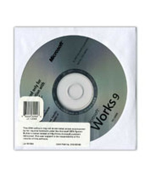 Microsoft Works 9.0, Win32, EN, 3pk, OEM, CD 3Benutzer Englisch