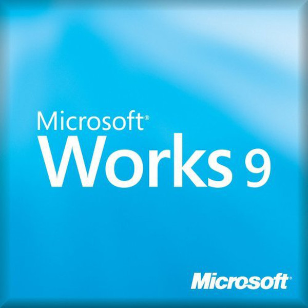 Microsoft Works 9 1Benutzer Englisch