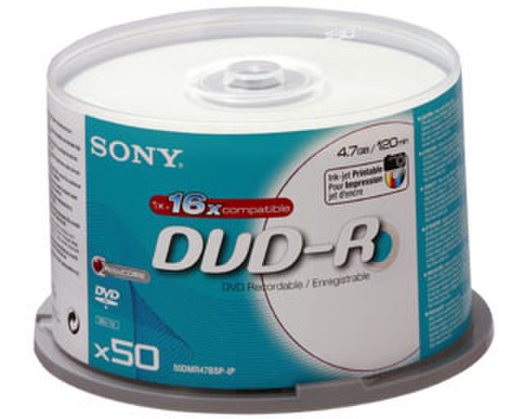 Sony DVD-R Printable 40X10DMRSPIP-ITC