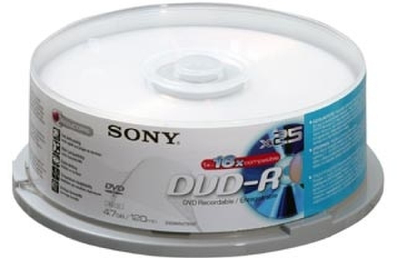 Sony 20X5DMRSP-ITC 4.7ГБ DVD-R 25шт чистый DVD