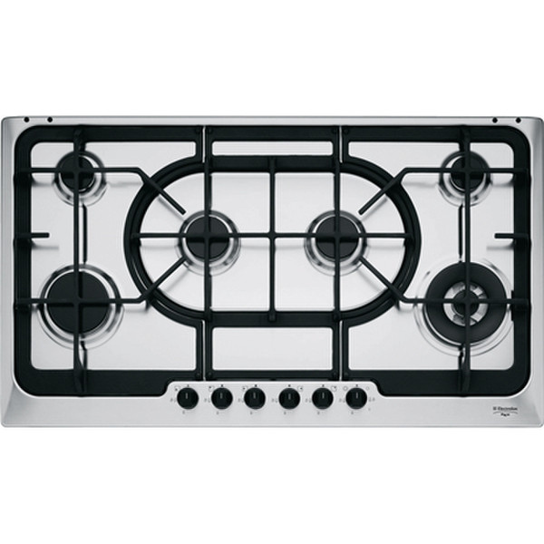 Electrolux PX980UOV built-in Gas Black,Stainless steel hob