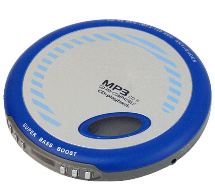 Difrnce DDM10 Portable CD player Blau, Grau CD-Spieler