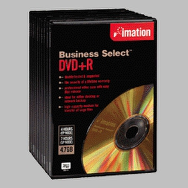 Imation DVD+R 4.7GB 10pk GOLD