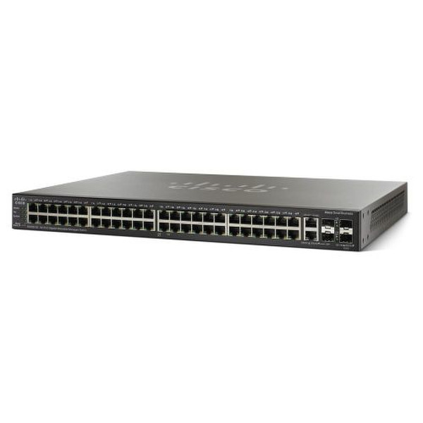 Cisco SG500-52P Управляемый L3 Power over Ethernet (PoE) 1U Черный