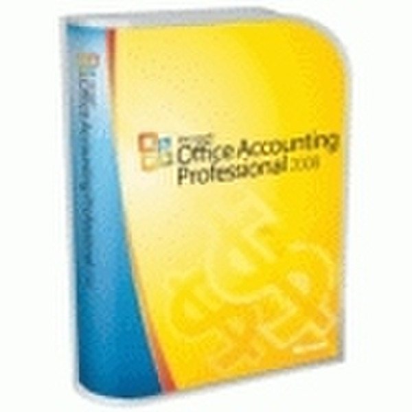 Microsoft Office Accounting 2008 Professional Voll 1Benutzer Englisch