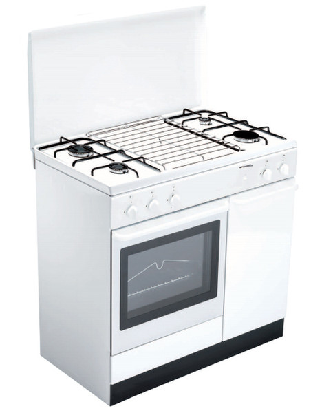 Bompani BI950EA/L Freestanding Gas hob White cooker