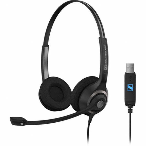 Sennheiser SC 260 USB Binaural Head-band Black headset