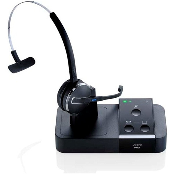 Jabra PRO 9450 EMEA DECT Monaural Ear-hook,Head-band Black headset