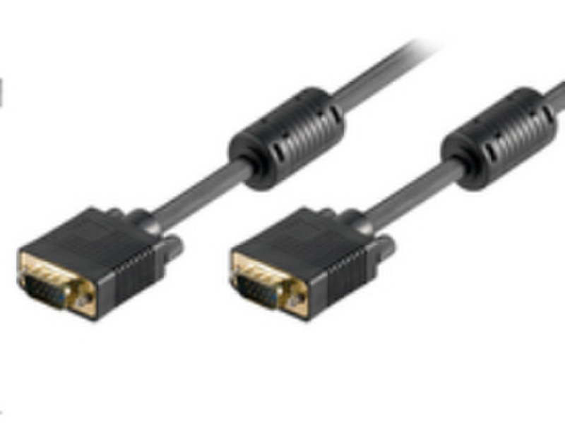 Microconnect 3m HD15 M/M 3м VGA (D-Sub) VGA (D-Sub) Черный