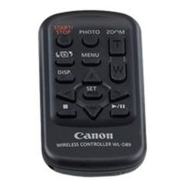 Canon WL-D89 IR Wireless press buttons Black remote control