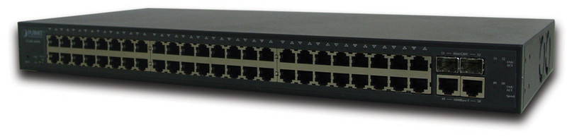 Planet FGSW-4840S 1U Black network switch