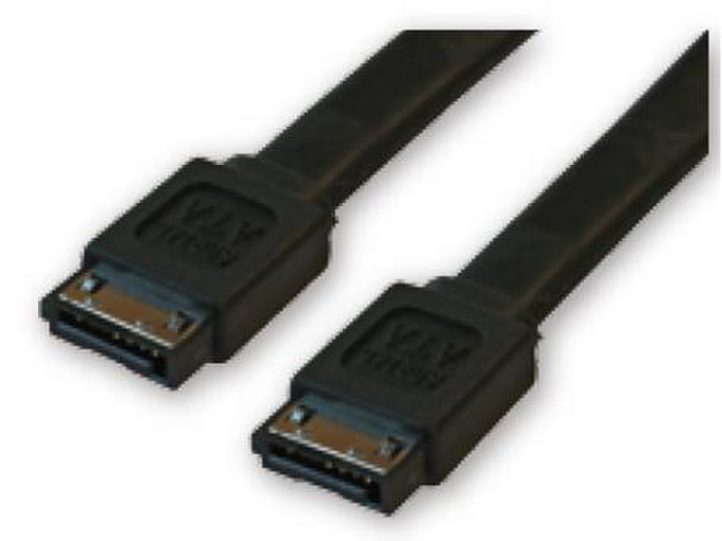 Aten eSATA 0.75 m 0.75m SATA 7-pin SATA 7-pin Black SATA cable