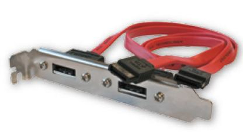 Aten 0.5m eSATA 0.5m Red SATA cable