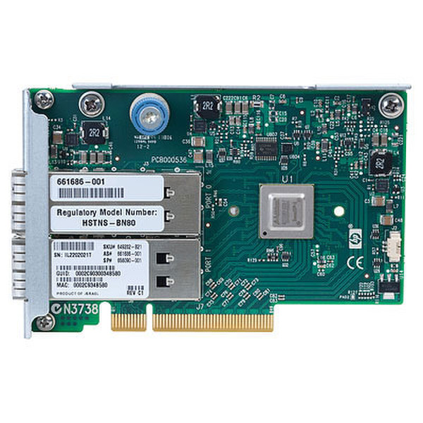 HP InfiniBand FDR/Ethernet 10/40Gb 2-port 544QSFP Adapter networking card