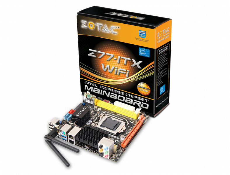 Zotac Z77-ITX WiFi Intel Z77 Socket H2 (LGA 1155) Mini ITX материнская плата