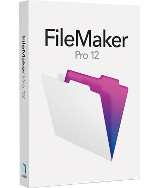 Filemaker Pro 12, 1u, DVD, Win, RTL, IT