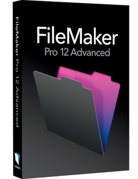 Filemaker Pro 12 Advanced, 1u, DVD, IT