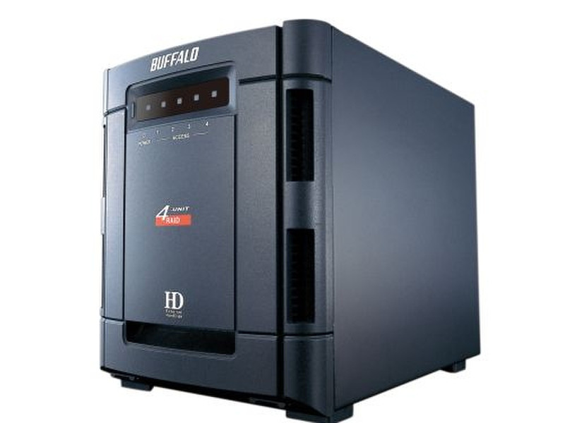 Buffalo DriveStation Quattro™ TurboUSB 1TB 1000GB Schwarz Externe Festplatte