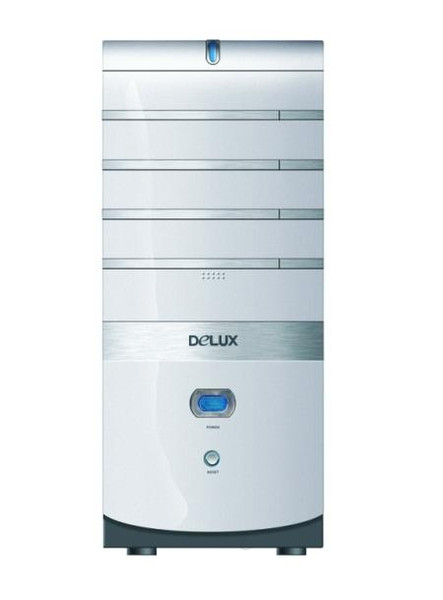 Delux DLC-SH499 - ATX, MidiTower Midi-Tower Silver computer case