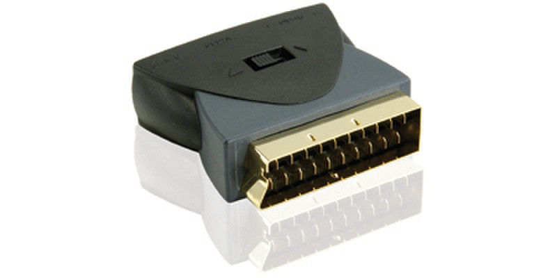 Profigold PGP3200 Scart Adapter Scart RCA/S-Video Черный кабельный разъем/переходник
