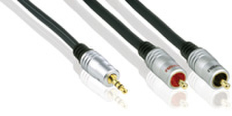 Profigold 3,5mm Stereo Male - 2RCA Male 5.0m 5м 3.5mm 2 x RCA аудио кабель