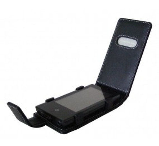 Proporta Alu-Leather Case (Samsung YP-P2) - Flip Type Schwarz