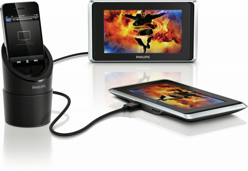 Philips PV7002I/37 Проигрыватель Черный DVD-плеер