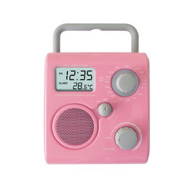 Lovemytime EM110331422 Портативный Аналоговый Розовый радиоприемник