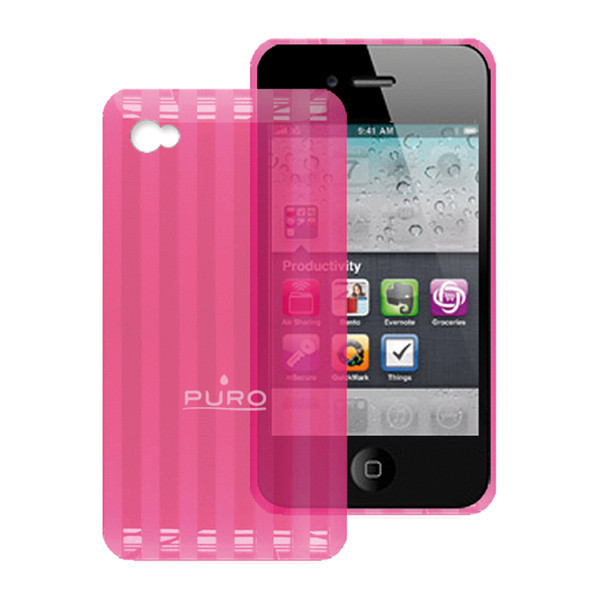 PURO Plasma Cover case Розовый, Прозрачный