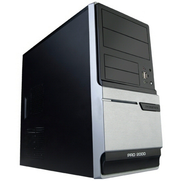 Pro2000 PROBC211 2.4ГГц E6600 Midi Tower Черный, Cеребряный ПК PC