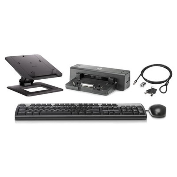 HP 90W Docking Station Bundle Notebook-Dockingstation & Portreplikator