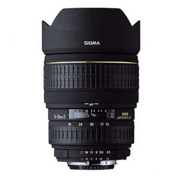 Sigma Wide Angle 15-30mm f/3.5-4.5 EX Aspherical DG Autofocus Lens Nikon AF-D Schwarz