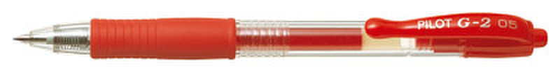 Pilot G-2, gel retract, red Red